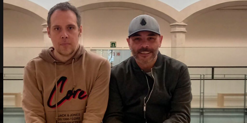 Jorge Girbau Bustos y Xabi Vitoria en Montehermoso