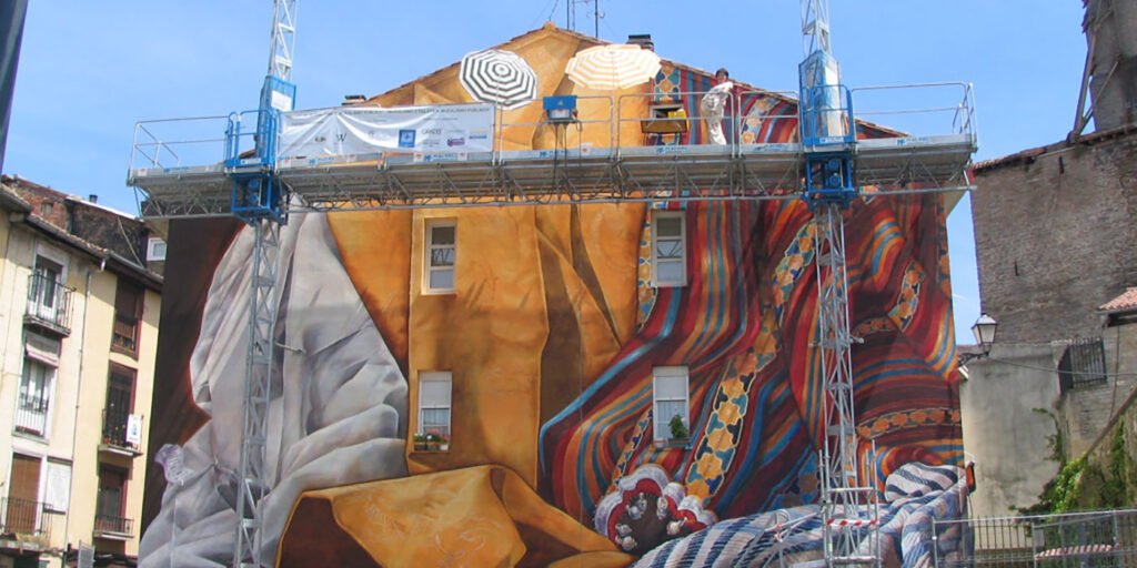 Veronica Werckmeister, muralismo Vitoria