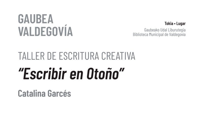 Taller de escritura creativa - Catalina Garcés