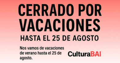 Nos vamos de vacaciones de verano hasta el 25 de agosto