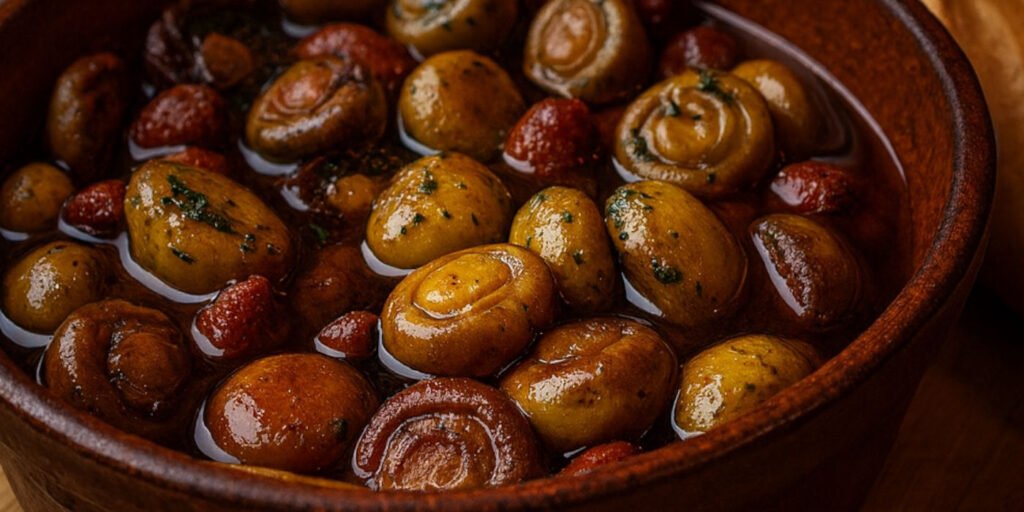 Champiñones al ajillo con chistorra: el sabor que nace del fuego