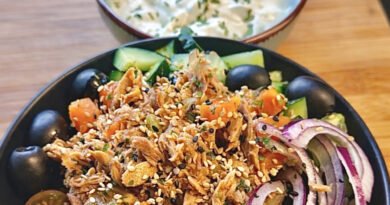 Bowl mediterráneo con atún: sabor, salud y buen humor en un solo plato