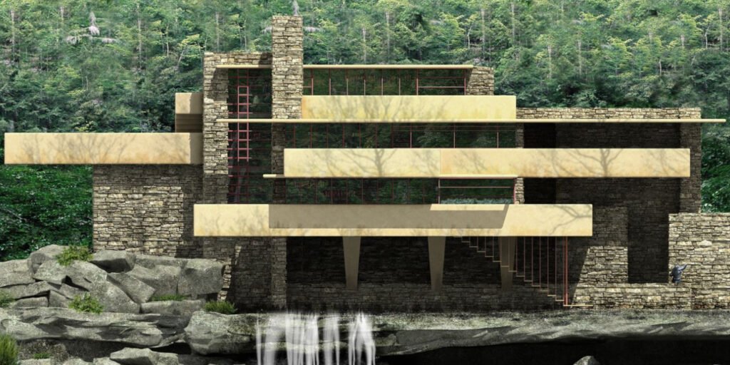 La casa de las cascadas