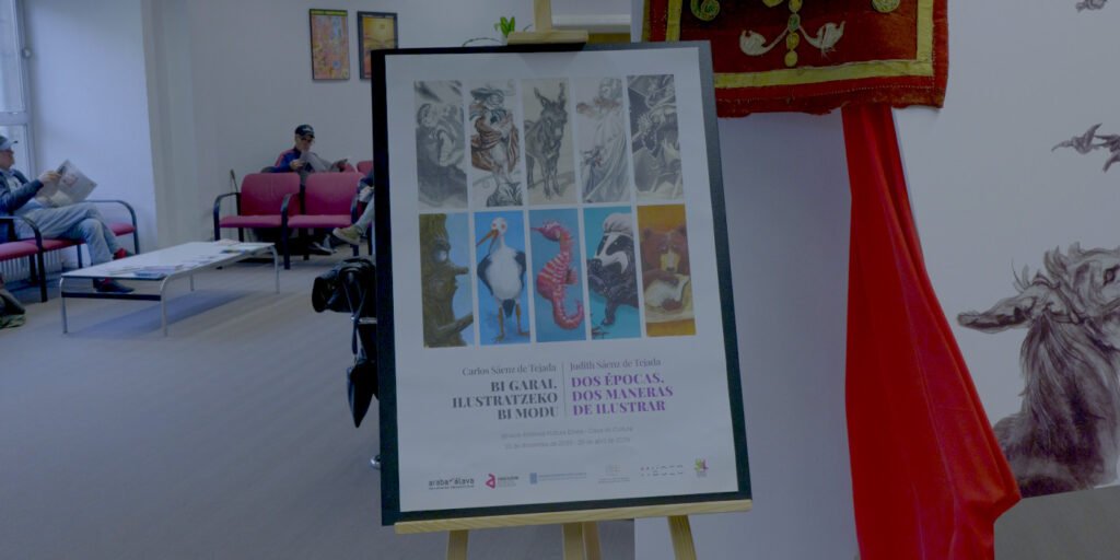 Dos épocas, dos miradas: el diálogo ilustrado entre Carlos y Judith Sáenz de Tejada