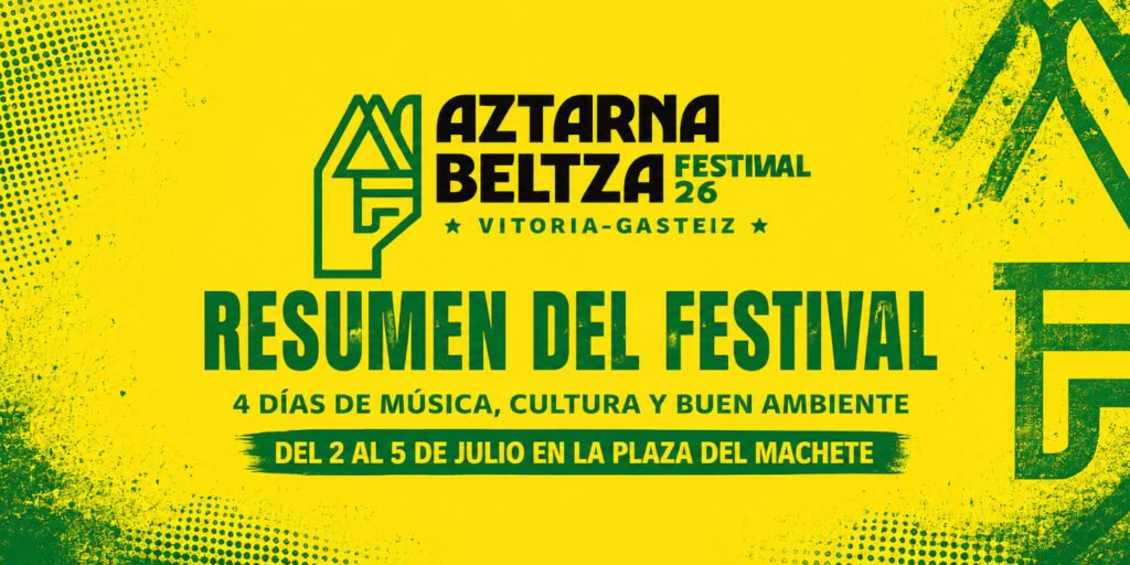Aztarna Beltza Festival 2026: cuatro días de música negra y cultura urbana en Vitoria-Gasteiz