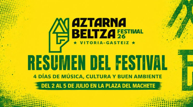 Aztarna Beltza Festival 2026: cuatro días de música negra y cultura urbana en Vitoria-Gasteiz